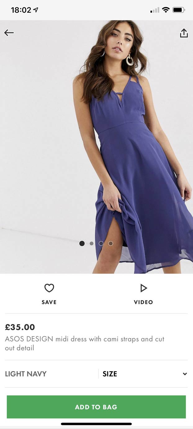 Una tuitera descubre el secreto del encaje perfecto en la ropa de la tienda online ASOS