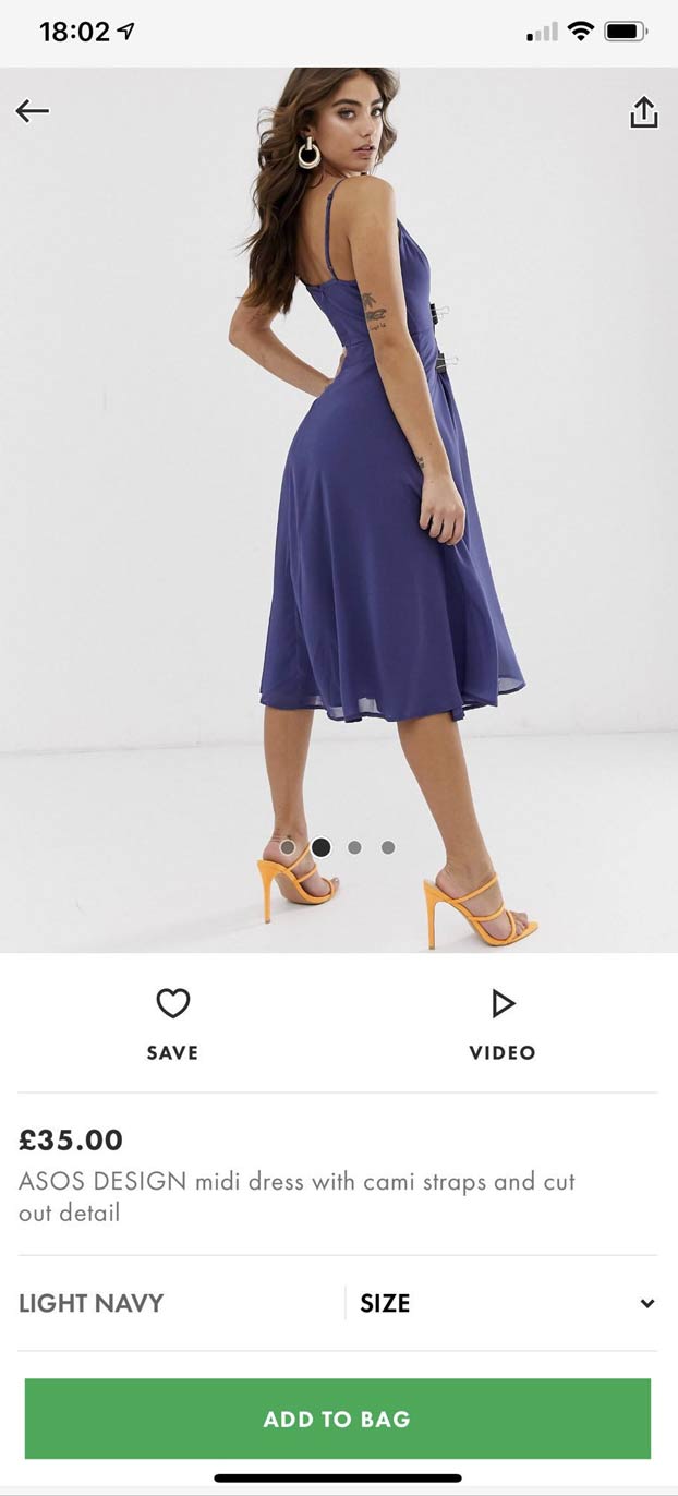 Una tuitera descubre el secreto del encaje perfecto en la ropa de la tienda online ASOS