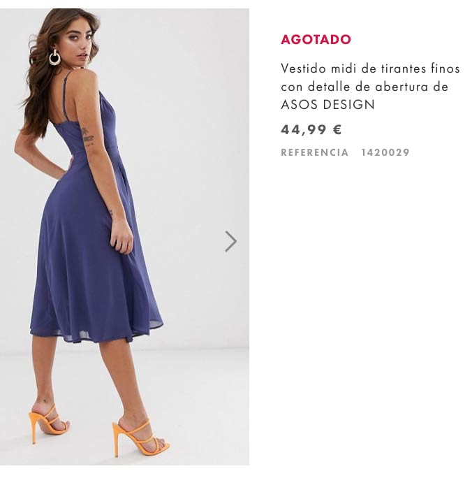 Una tuitera descubre el secreto del encaje perfecto en la ropa de la tienda online ASOS