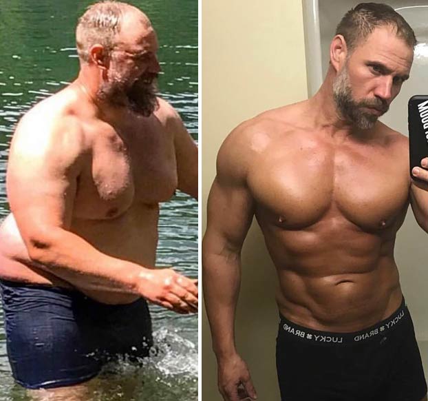 Pierde más de cuarenta kilos en cinco meses al darse cuenta de que sus hijos se avergonzaban de él por su peso