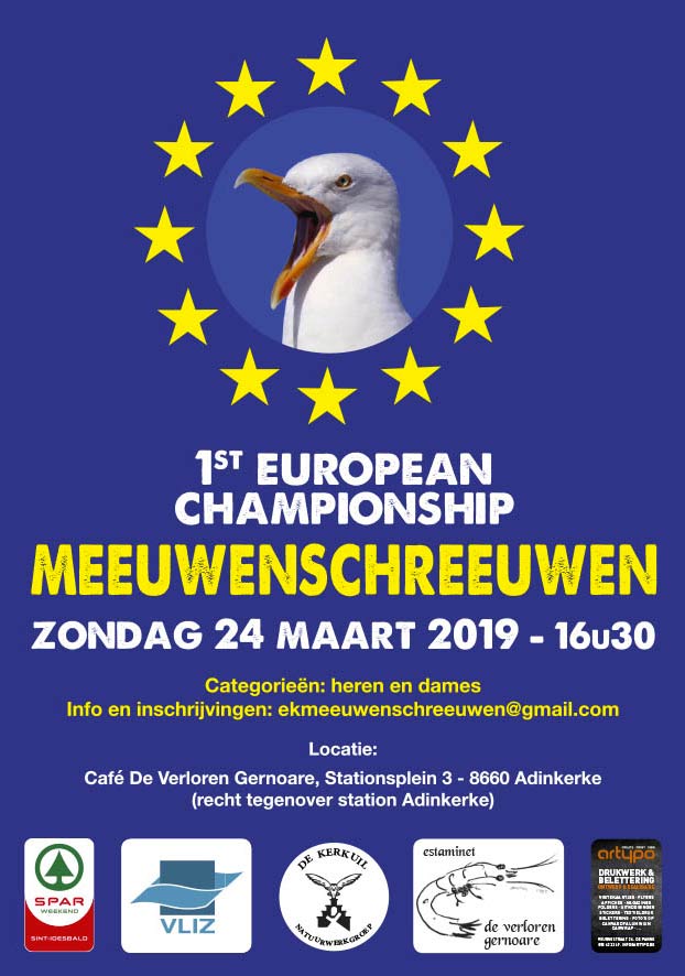 En Bélgica se ha celebrado el primer campeonato europeo de imitadores de gaviotas