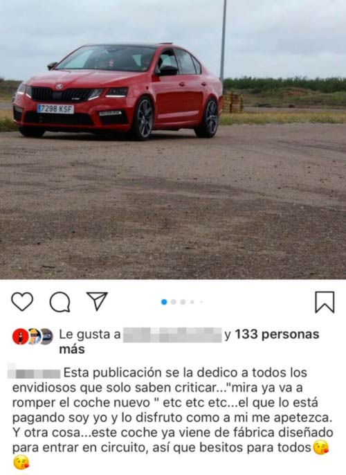 ''Esta publicación se la dedico a todos los envidiosos que solo saben criticar''