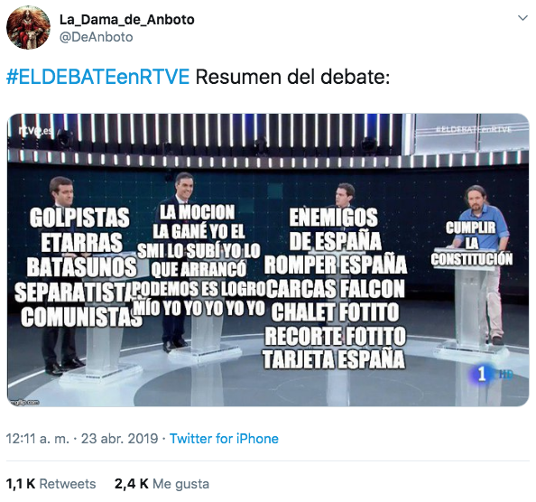 Los mejores memes sobre el debate electoral de RTVE