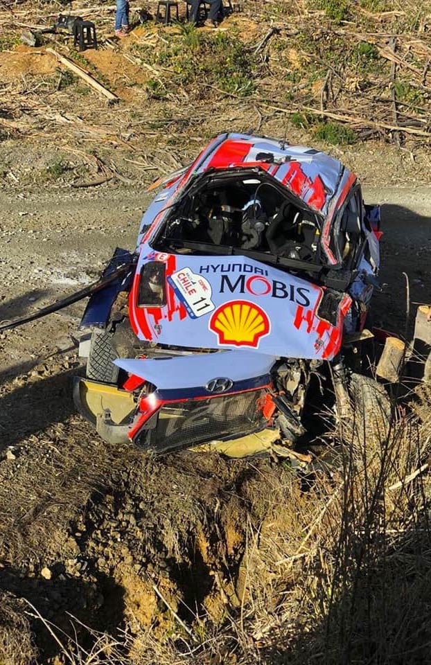 Escalofriante accidente de Thierry Neuville durante el rally de Chile