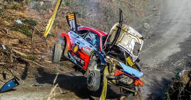 Escalofriante accidente de Thierry Neuville durante el rally de Chile