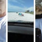 Escapa de la policía en coche por la playa y retransmite su huída en directo por Facebook