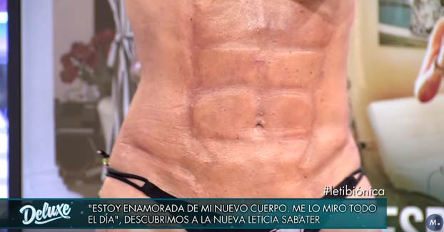 Leticia Sabater enseña sus nuevos abdominales tras someterse a una operación para definirlos