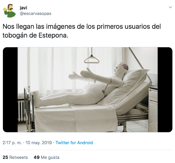 Los mejores memes sobre el tobogán de Estepona