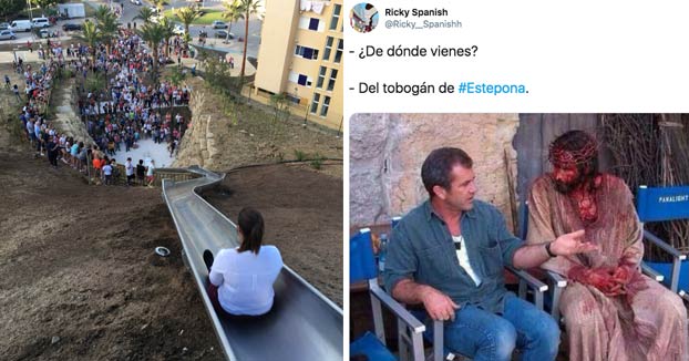 Los mejores memes sobre el tobogán de Estepona