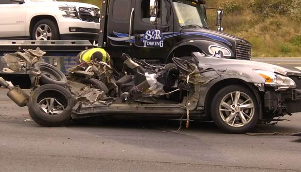 Grave accidente en Temécula: Un conductor choca a toda velocidad contra otro vehículo en plena autopista