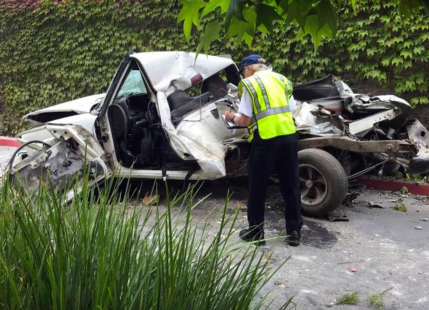 Grave accidente en Temécula: Un conductor choca a toda velocidad contra otro vehículo en plena autopista