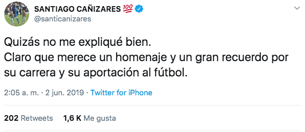 Polémica en las redes por las palabras de Santiago Cañizares sobre la muerte de Reyes