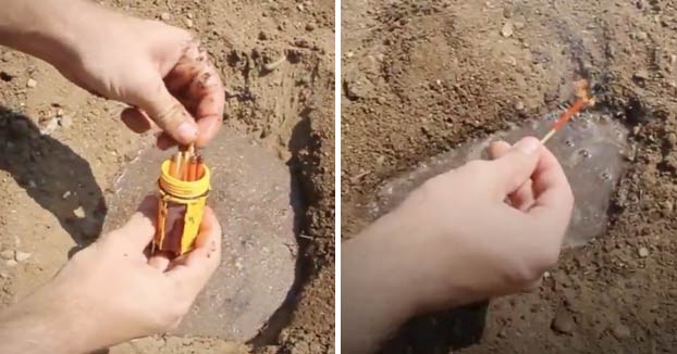 Las cerillas que no se apagan ni con viento, ni pisándolas, ni metiéndolas en agua