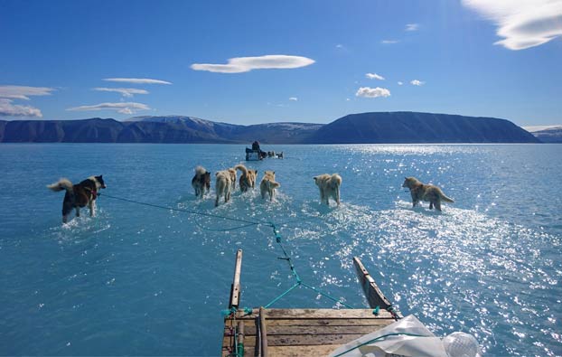 El deshielo en Groenlandia en una sola fotografía
