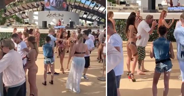 La fiesta de Pornhub en Destino Pachá Ibiza Resort