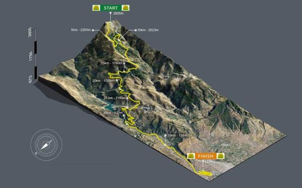 Granada organiza una maratón cuesta abajo para batir el récord del mundo