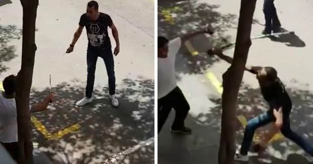 Un Mosso disuelve con su pistola una violenta pelea en Hospitalet