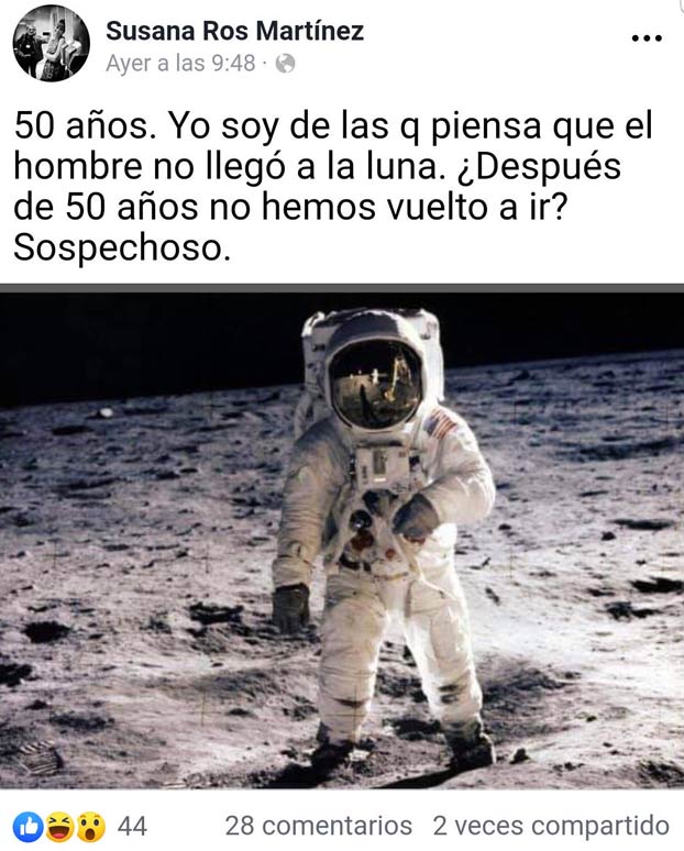 Una diputada del PSOE en el Congreso niega que el hombre llegara a la Luna: ''Es sospechoso que no hayamos vuelto''