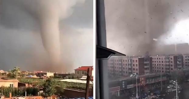Un violento tornado arrasa parte de la ciudad china de Kaiyuan