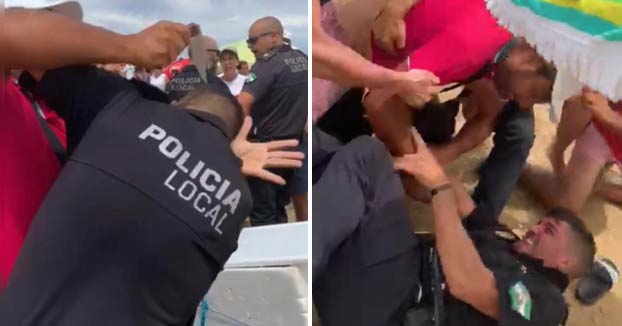 Apuñalan al jefe de la Policía Local de Punta Umbría en una intervención contra la venta ambulante en la playa