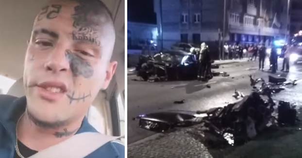 El conductor del coche siniestrado en la Ronda de la muralla de Lugo: ''Un día me duró, pero me la gocé. K me kiten lo bailao. El cráneo reventado''