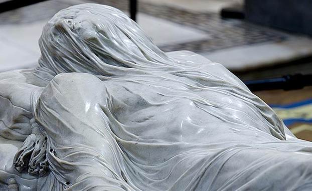 El Cristo Velado de la capilla Sansevero de Nápoles, una de las obras maestras de la escultura mundial