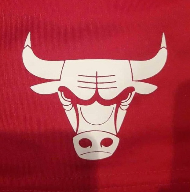 Si le das la vuelta al logo de los Chicago Bulls es un robot violando a un cangrejo