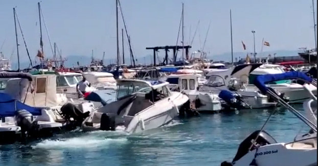 Un individuo roba un barco en el puerto de Melilla y consigue escapar tras ser perseguido por los Geas