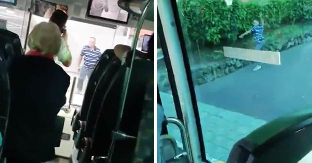 Un pasajero la emprende a pedradas contra un autobús en Tenerife tras quedarse dormido y saltarse la parada