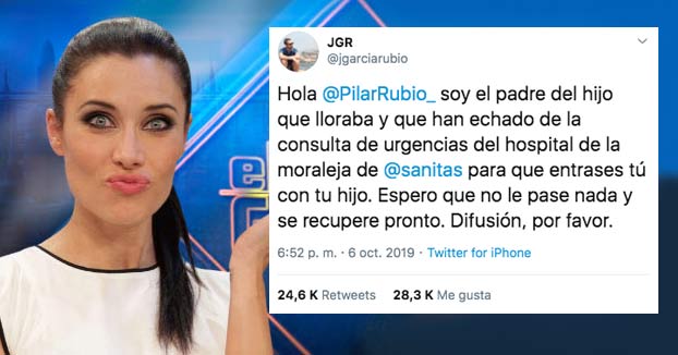 Un padre pone a Pilar Rubio contra las cuerdas al denunciar "trato de favor" en las urgencias de un hospital privado