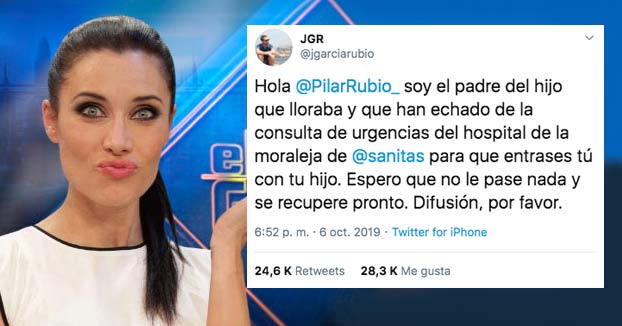 Un padre pone a Pilar Rubio contra las cuerdas al denunciar "trato de favor" en las urgencias de un hospital privado