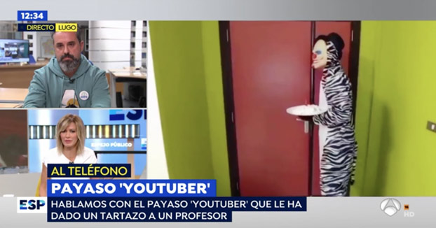 El youtuber de Lugo que dio un tartazo a un profesor: ''No sabía que era un delito''