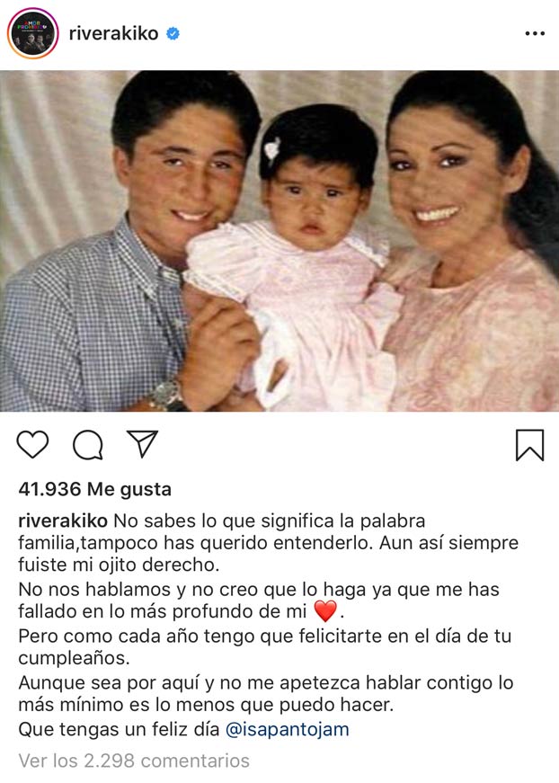 Kiko Rivera escribe la peor felicitación de cumpleaños de la historia a su hermana