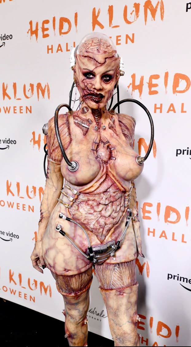 Heidi Klum vuelve a sorprender a todos con su disfraz de Halloween