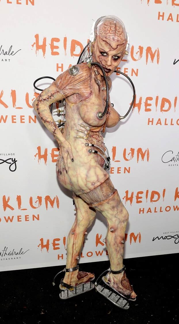 Heidi Klum vuelve a sorprender a todos con su disfraz de Halloween