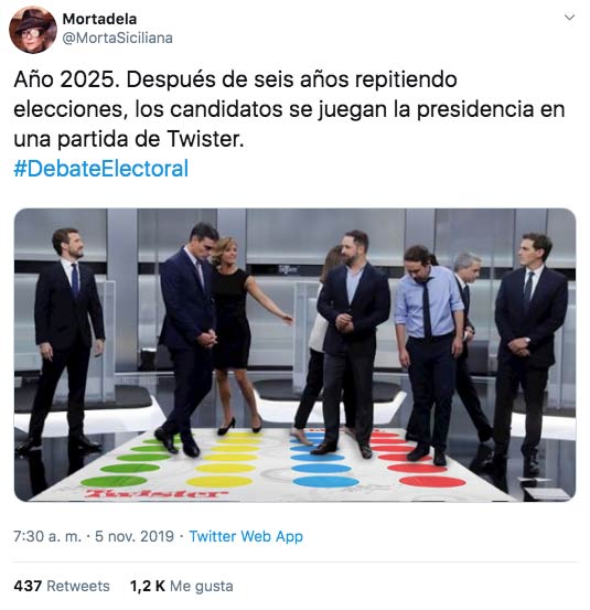 Los mejores memes del debate electoral a cinco