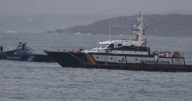 Interceptan el primer narcosubmarino transoceánico cargado de cocaína en las costas de Aldán, Pontevedra