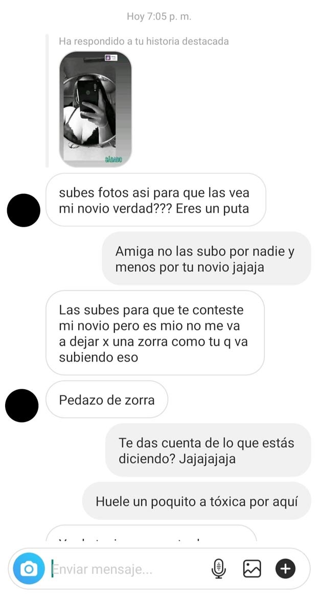 ''Chicas, no seáis así por favor os lo pido''