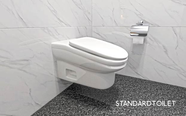 Un nuevo diseño de inodoro busca reducir los largos ''descansos'' en los baños del trabajo
