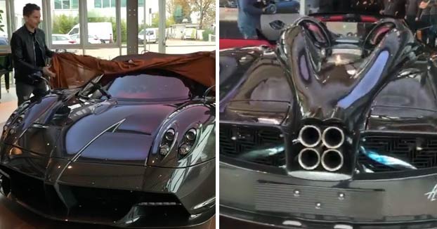 Jorge Lorenzo recibe su nuevo Pagani Huayra Roadster en un evento solo para él