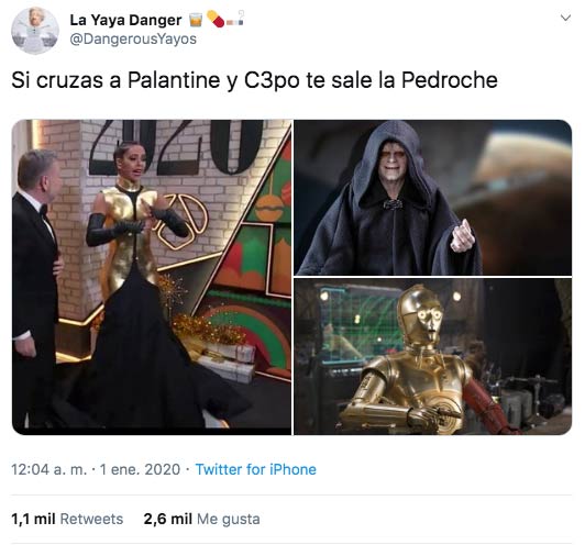 Los mejores memes del vestido de Cristina Pedroche en las Campanadas 2019