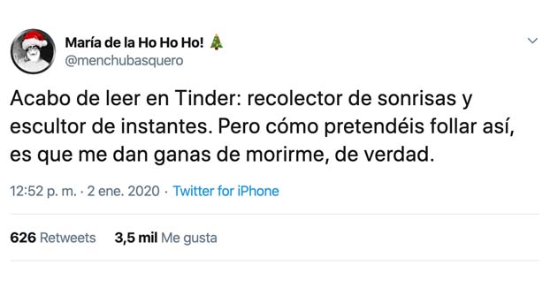 Recopilación de perfiles profundos de Tinder