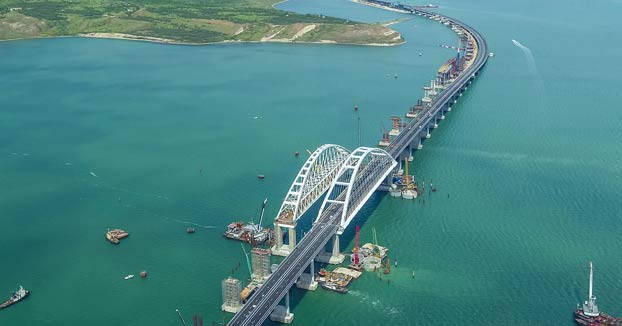 Cuatro años de construcción del puente de Crimea resumidos en menos de dos minutos