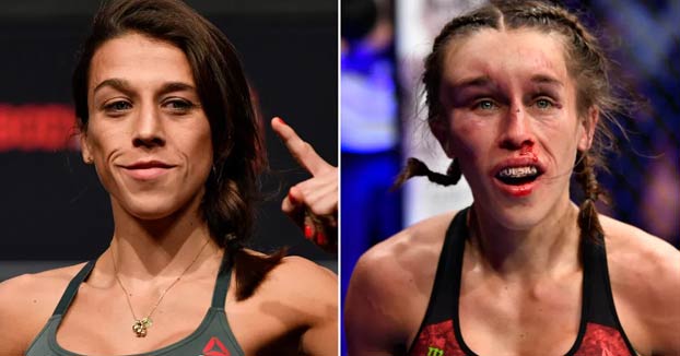 Joanna Jedrzejczyk acaba con la cara deformada en una de las mejores peleas de la historia de la UFC contra Zhang Weili