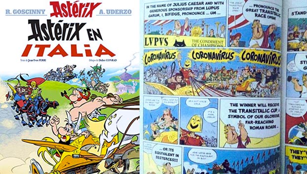 Astérix y Obélix ya se enfrentaron a Coronavirus en 2017