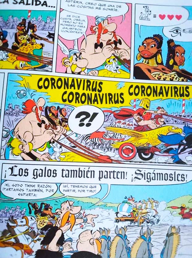 Astérix y Obélix ya se enfrentaron a Coronavirus en 2017