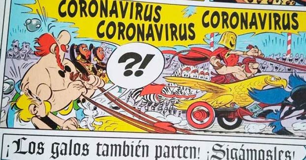 Astérix y Obélix ya se enfrentaron a Coronavirus en 2017