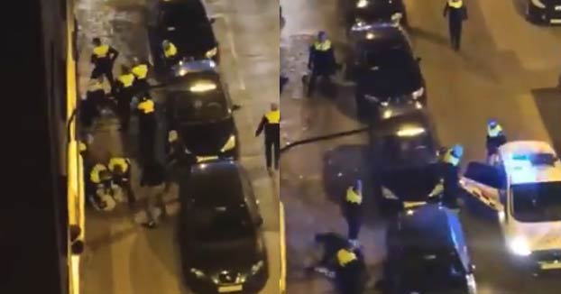 La Policía termina a palos con varias personas que celebraban una fiesta en Zaragoza tras el decreto de alarma