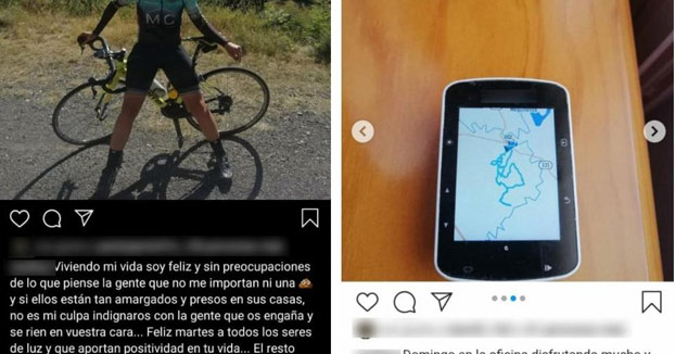 Detienen a un ciclista de Caspe que se saltaba el confinamiento y lo contaba en Instagram