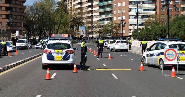 Un hombre ingresa en prisión tras saltarse el confinamiento durante tres días consecutivos en Valencia